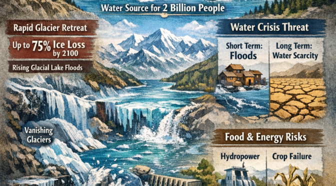 The Third Pole in Crisis Glacial Retreat in the Hindu Kush-Himalaya and the Geopolitics of Water